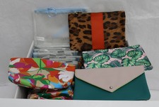 Mixed Lot 75 Cosmetic / Makeup Bags Bag Only 7  x5  Pink Green Leaves,Paw Print