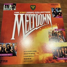 Rock  Roll Meltdown Japan Laserdisc Zodiac Mindwarp La Guns Magnum Warlock