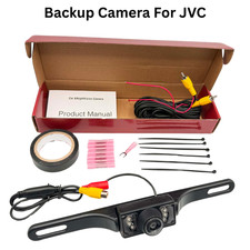 Rear view Backup Plate Camera JVC KW-V660BT KW-V660BT Install Kit