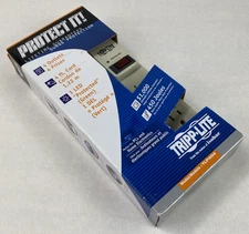 Tripp-Lite TLP404 4-Outlet 390J Surge Protector 4ft Power Strip