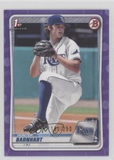 2020 Bowman Draft Purple Border 180/250 Hunter Barnhart #BD-66 s3g