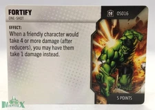 Heroclix Collector's Trove set Fortify #OS016 One-Shot Card!
