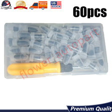 60X Tire Repair Kit DIY Flat Tire Repair Car Truck Motorcycle Home Plug Patch