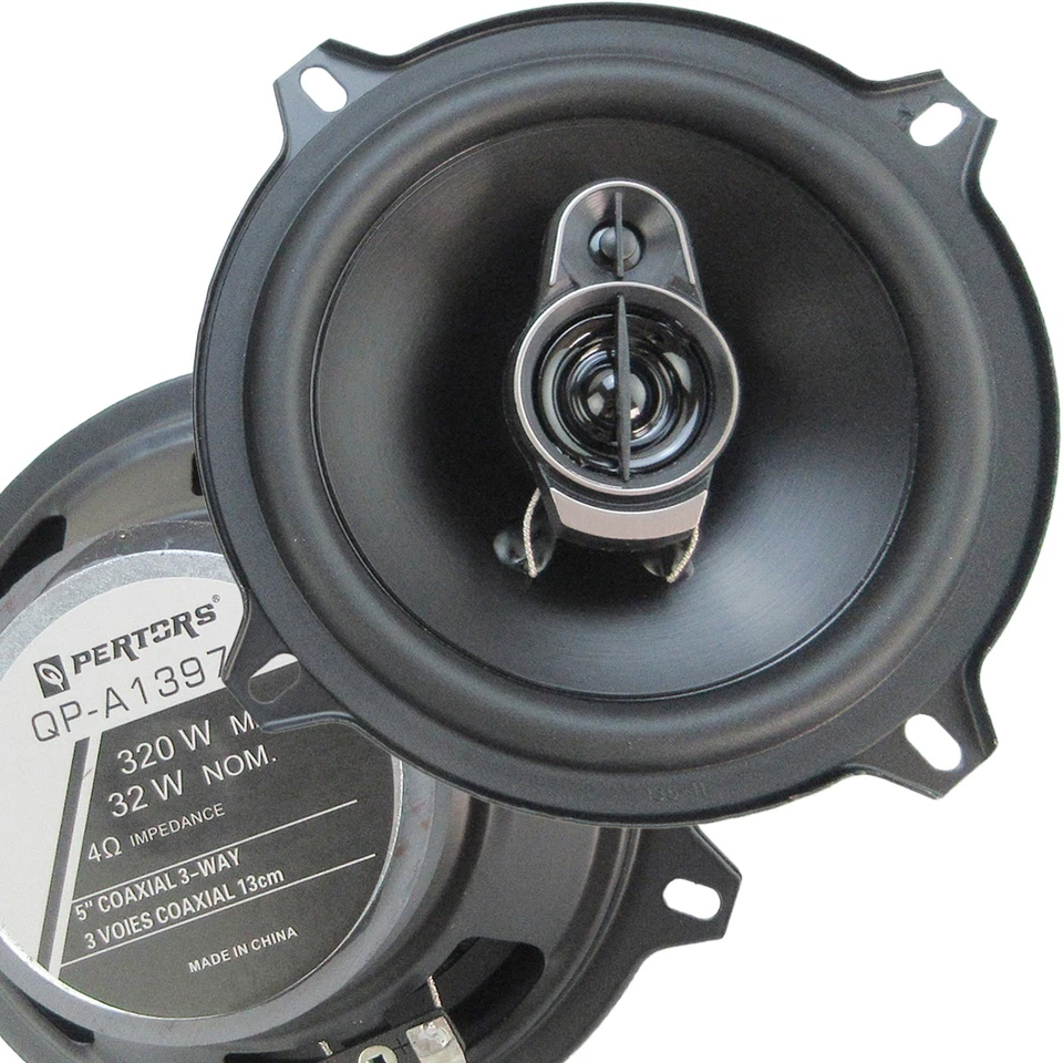 5" Car HiFi Stereo Coaxial Speaker 4 Way 320W MAX For Car Door Audio Upgrade New - Image 3 of 4