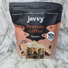Javvy Hazelnut Protein Instant Iced Coffee 12.8oz Exp 11/2027