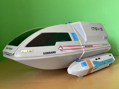 Star TREK Enterprise 1992 Vintage 8 Goddard SHUTTLECRAFT Wars Ship + Figur o Box