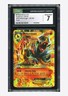 Pokemon CGC 7 M Houndoom EX Ultra Rare 2015 22/162 BREAKthrough English
