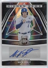 2022 Panini Elite Extra Edition Hidden Gems Black Nick Vogt #HG-NV Auto r6d