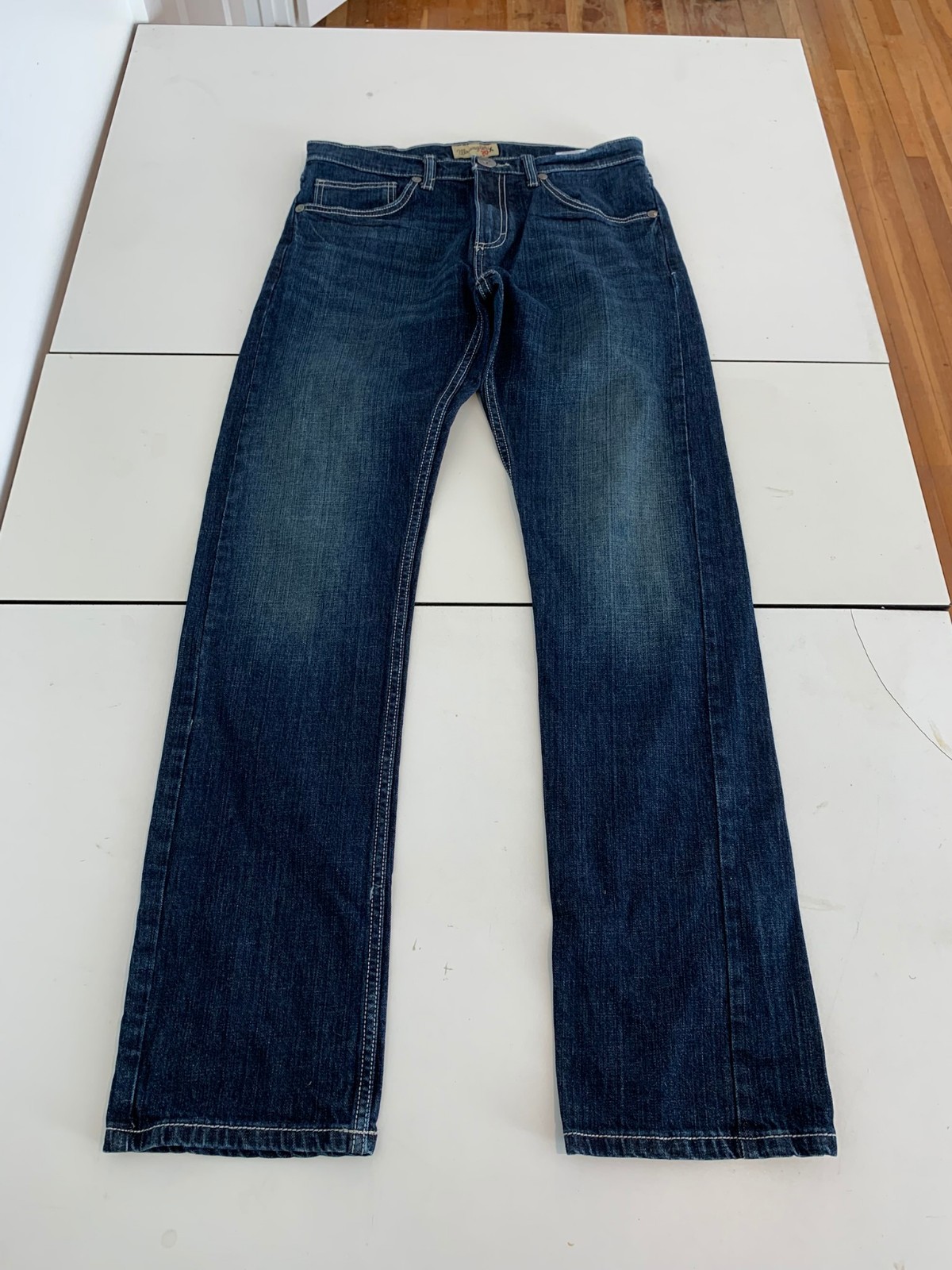 31x34 Medium Wash Style 44 Slim Straight Cowboy Western Work