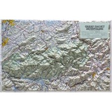 American Educational Products 403 Great Smoky Mtn National Park Raised Map