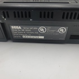 Sega Saturn MK-80000 Console + 1 Controller + 3 Games &ndash; Tested Working 