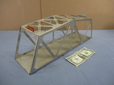 Vtg Illinois Central Railroad Steel Trestle Model Toy Train Bridge 18''  0-Gauge