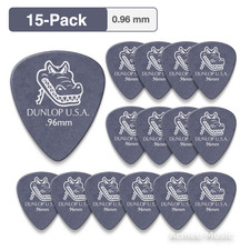 15-PACK Dunlop GATOR GRIP Guitar Picks  0.96mm  417-096