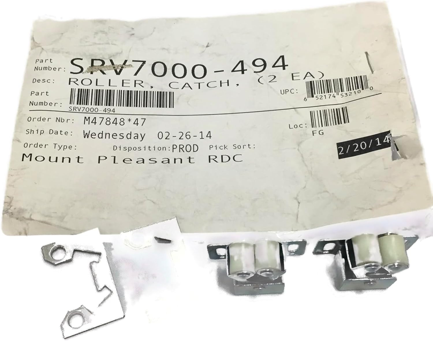 Roller Catch for Mt. Vernon AE Pellet Stoves