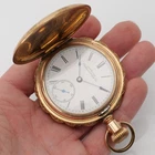1895 Waltham Grade No. 20 - 16s 11j Antique Pocket Watch Gold Filled Hunter Runs