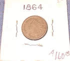 1864 INDIAN HEAD PENNY CENT NICE GRADE
