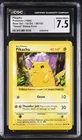 CGC 7.5 Pikachu 58/102 "ghost" Stamp Error Base Set 1st Edition Pokemon Card