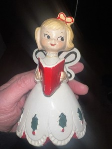 Holt Howard Vintage Christmas Choir Angel Candle Holder