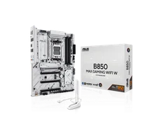 ASUS B850 MAX GAMING WIFI W - AMD AM5 ATX Motherboard, White PCB, DDR5, PCIe 5.0