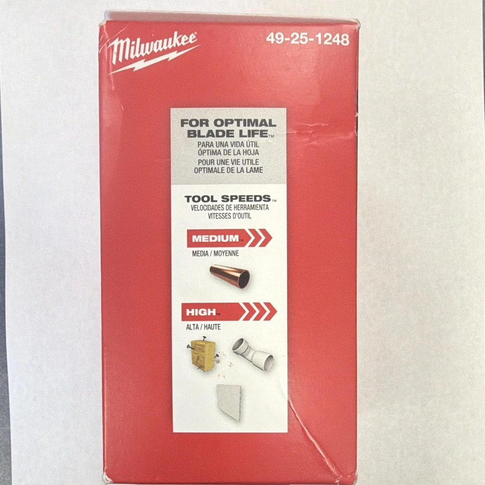 Milwaukee 49-25-1248 Bi-Metal Multi-Material Oscillating Blades Universal 25 - Image 3 of 4