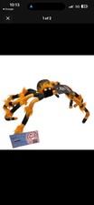 18-20" Plush Spider Orange black Halloween Decorative Prop - Hyde  EEK
