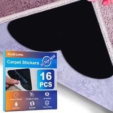 16 Pack Rug Corner Gripper for Hardwood Floors to Hold Rug Down, Non Slip