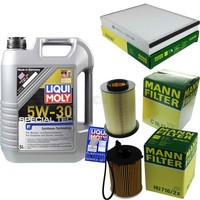 Inspektionskit Filter Liqui Moly ÖL 5L 5W-30 FüR Ford Focus Iii Turnier