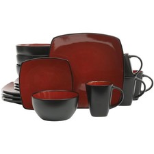 Reactive Glaze Dinnerware Set, Service for 4