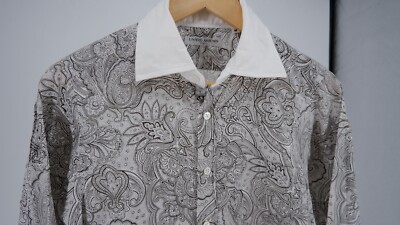 UNITED ARROWS Tokyo Japan Vintage Paisley Shirt Medium