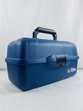 ArtBin Large 3-Tier Tray Art Supply Carrying Storage Case Box BLUE Made in USA