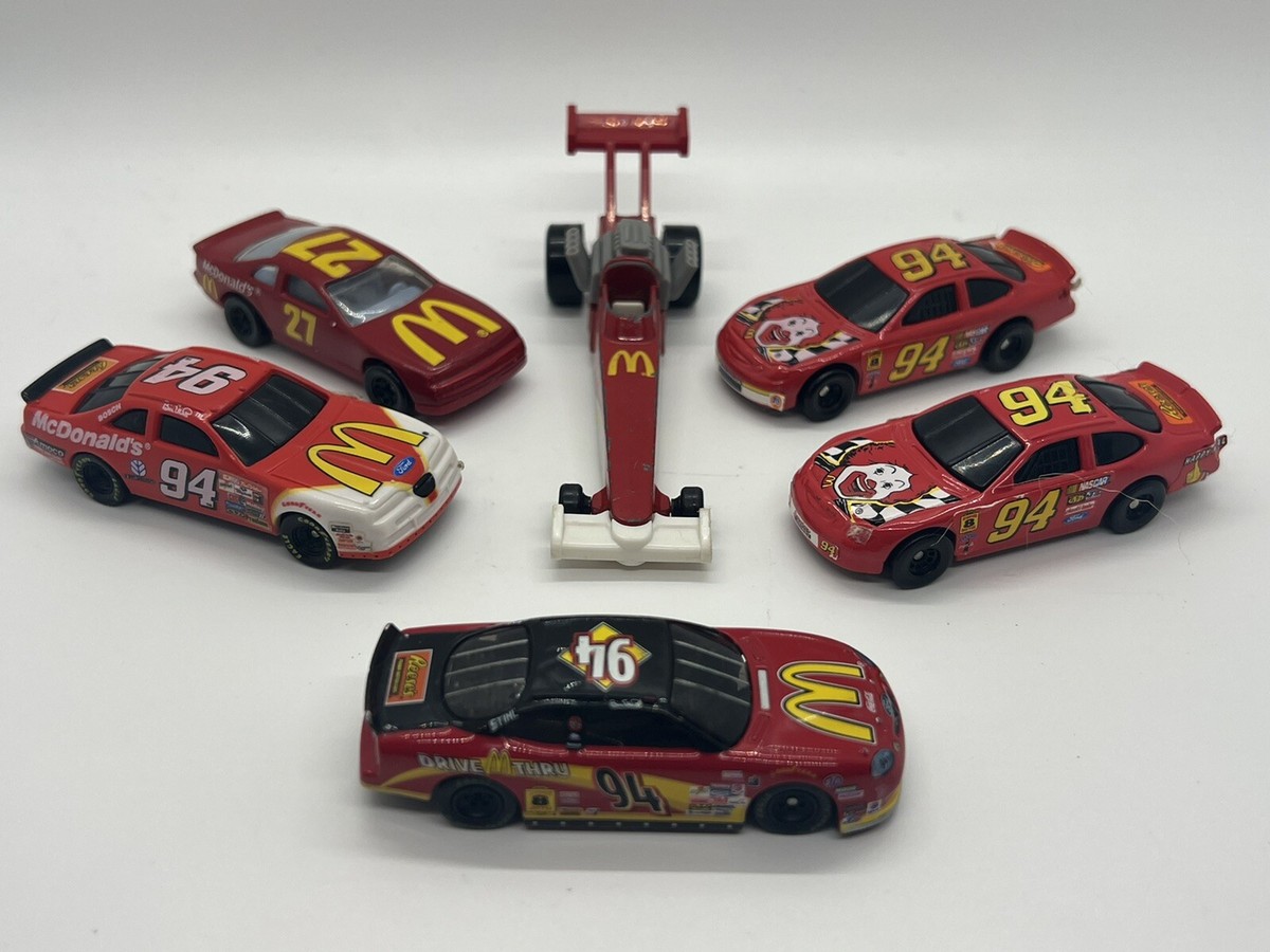 6) VTG Mattel Hot Wheels McDonald's Happy Meal racing car