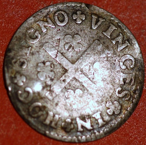 Portugal Tostao 1706-1750 João V Lisbon KM# 177 - Picture 2 of 2