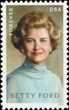 2024 68c Forever Betty Ford, First Lady Scott 5852 Mint F/VF NH