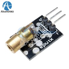 5PCS Laser sensor Module 650nm 6mm Red Laser Dot Diode Copper Head F Arduino
