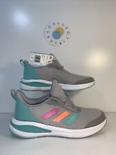 Adidas Fortarun K  Grey Clear Mint  S23771 Big Kids Running Shoes Youth Size 5.5