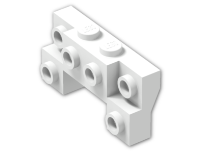 LEGO BRICK MODIFIED 2X4-1X4 W/2 STUDS (2 PCS) CHOOSE YOUR COLOR
