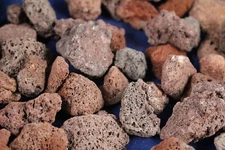 "Priority Shipping" 4 lbs. Denitrifying Red Lava Rocks "DIY Aquarium, Grilling"