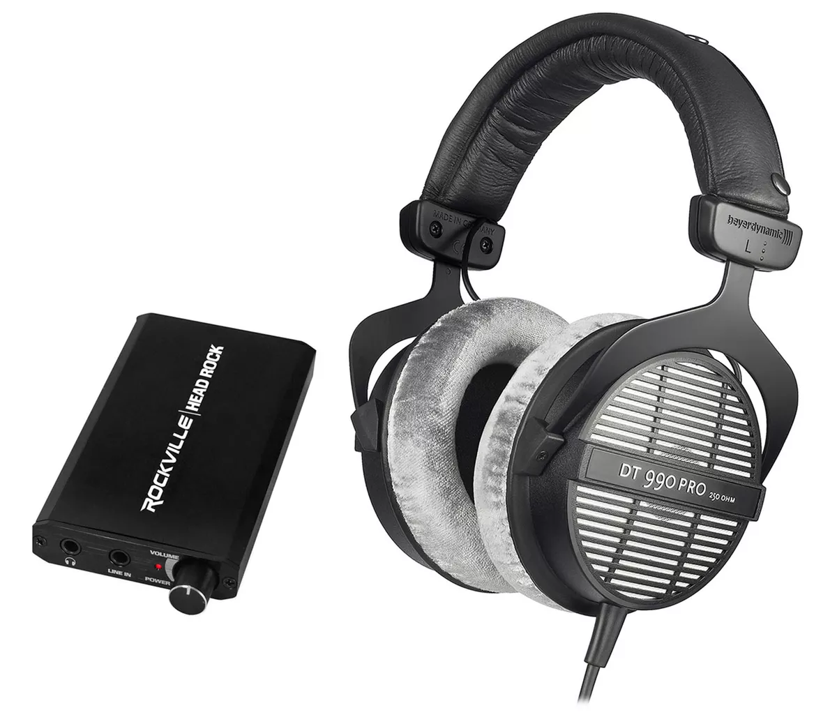 Beyerdynamic DT-990-PRO-250 Studio Reference Monitor Headphones+Amplifier  Amp