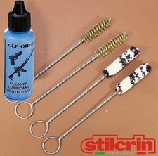 Waffenreinigungsset für Kurzwaffe Kal. 9mm/38/357/45ACP; Pistole Bürsten Putzset