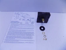 BATTERY OPERATED QUARTS CLOCK MOVEMENTS BY QUQRTEX WITH REPLACMENT HARDWARE  NEW