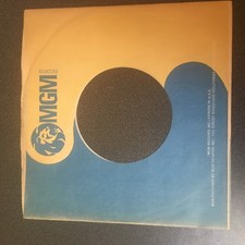 MGM RECORD COMPANY SLEEVES for 7" Vinyl VG