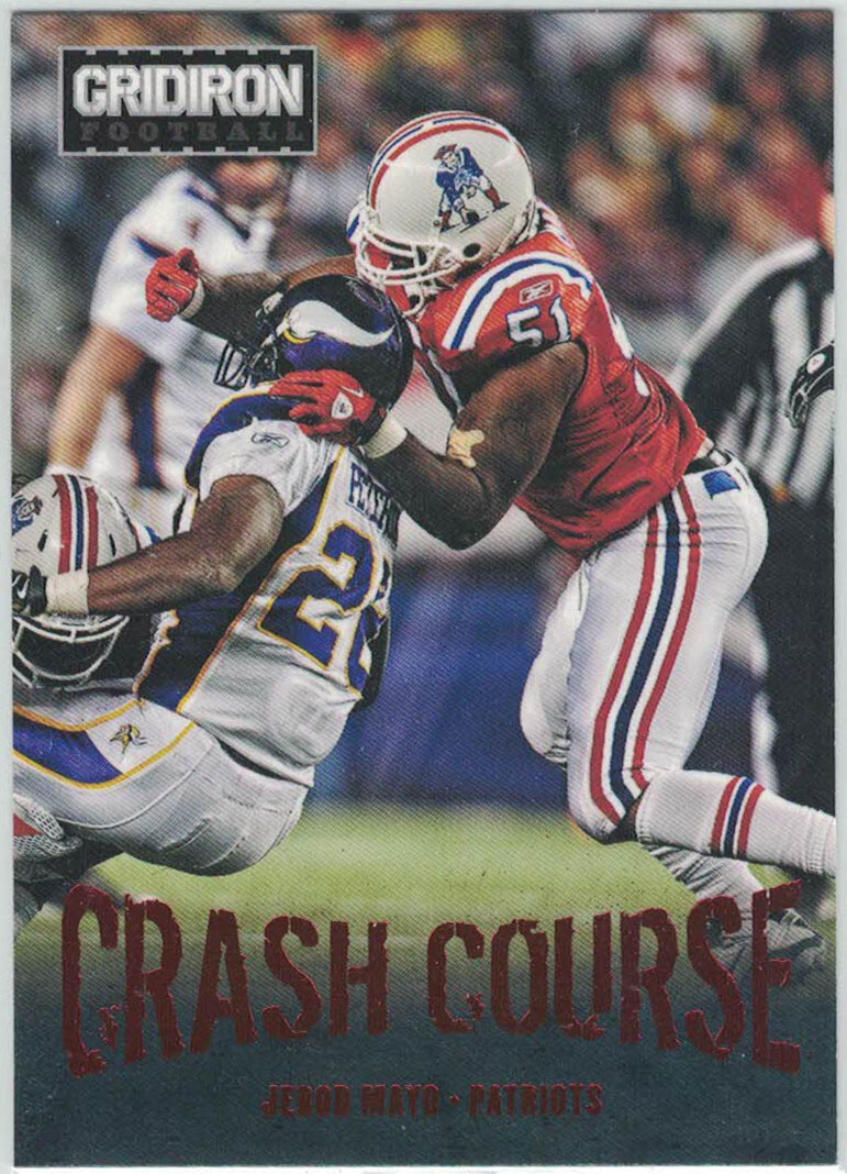 2012 Panini Gridiron Crash Course #24 Jerod Mayo Patriots