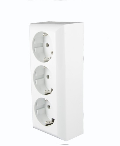 NUEVOS enchufes empotrados Schuko 1 doble, 2 veces, 3 compartimentos y 4 unidades o distribuidor - Imagen 3 de 24