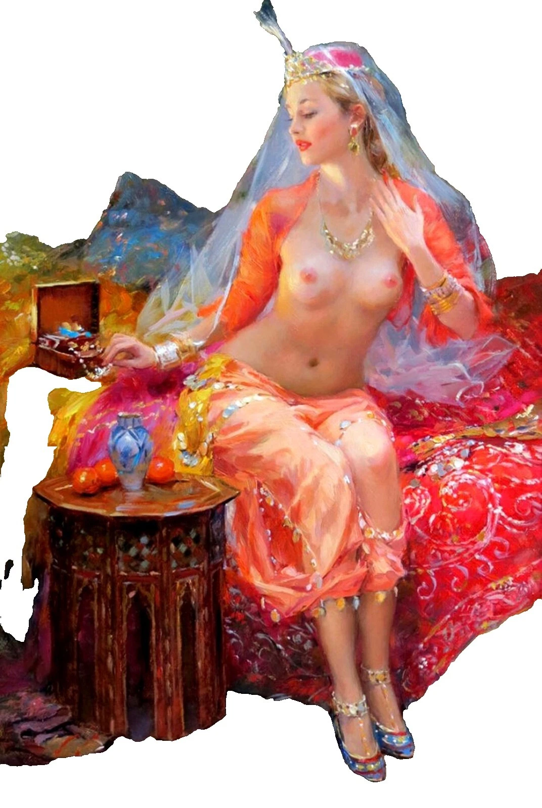 Realismo tinta desnudos Arte Pinturas