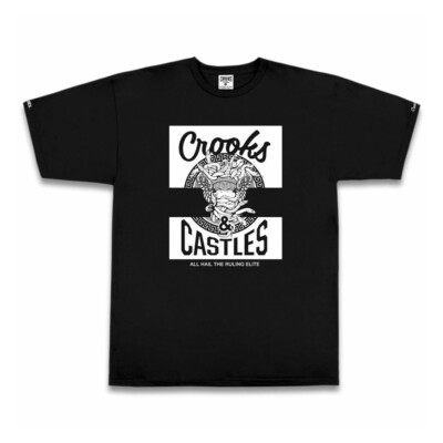 CROOKS & CASTLES T-Shirt 'Table T'S T-Shirt' - schwarz - S