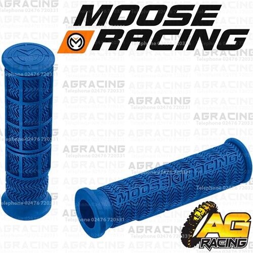 Moose Racing Stealth Thumb Throttle Grips Blue For Gas Has Wild HP Models - Picture 1 of 1