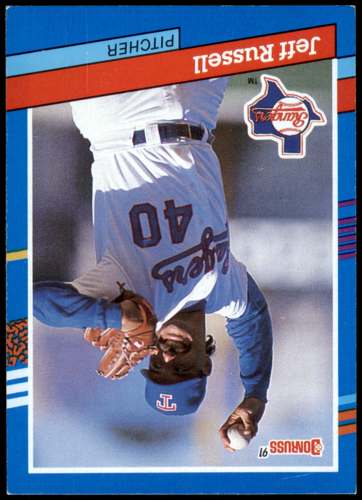 Jeff Russell #202c 1991 Donruss
