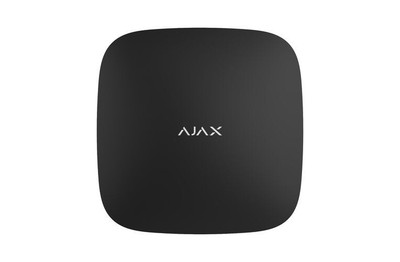 Ajax HUB Plus, 2x Sim 2G, LAN, WiFi, 150 devices, 99 users, Schwarz