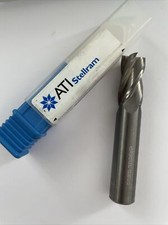 16mm End Mill 0.75mm RAD ATI STELLRAM Carbide 4fl UNCOATED 11462990-075 VAT INVO