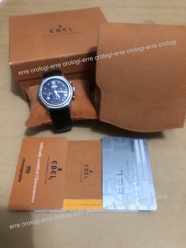 Orologio Marca Ebel 1911 Chronograph E9137240 Permuto Con Rolex Precision - Foto 3 di 5